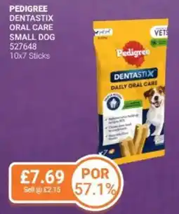 Bestway Pedigree dentastix oral care small dog offer