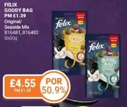 Bestway Felix goody bag Original/ Seaside Mix offer