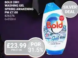 Bestway Bold 2in1 washing gel spring awakening offer