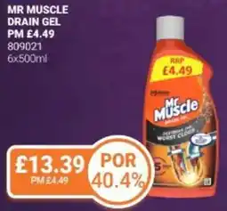 Bestway Mr muscle drain gel offer