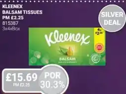Bestway Kleenex balsam tissues offer