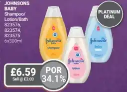 Bestway JOHNSONS BABY Shampoo/ Lotion/Bath offer