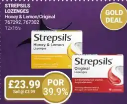 Bestway STREPSILS LOZENGES Honey & Lemon/Original offer