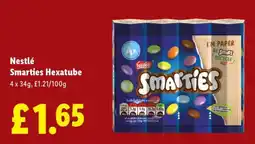 Lidl Nestlé Smarties Hexatube offer