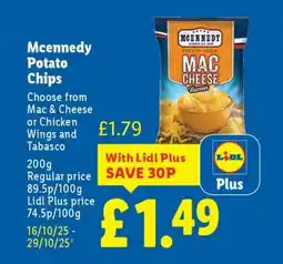 Lidl McEnnedy Potato Chips offer