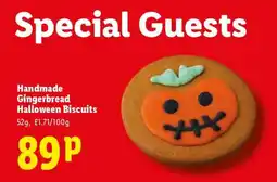 Lidl Handmade Gingerbread Halloween Biscuits offer