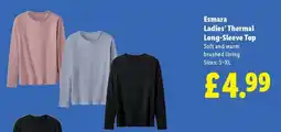 Lidl Esmara Ladies’ Thermal Long-Sleeve Top offer