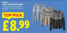Lidl Esmara Ladies’ Chunky Knit Jumper offer