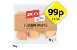 Londis Jack's Cooking Onions offer