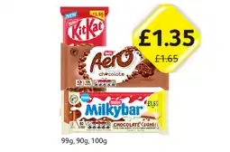 Londis KitKat, Aero Chocolate, Milkybar Chocolate Crumble offer