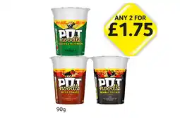 Londis Pot Noodle Chicken & Mushroom, Beef & Tomato, Bombay Bad Boy offer