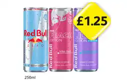 Londis Red Bull, Peach Edition, Lilac Edition offer