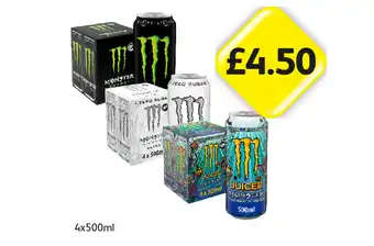 Londis Monster Original, Ultra, Juiced offer