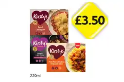 Londis Kirsty's Beef Lasagne, Chicken Tikka Masala, Peri Peri Chicken & Spiced Rice offer