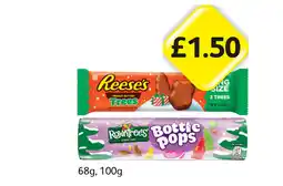 Londis Reese's Trees, Rowntrees Bottle Pops offer