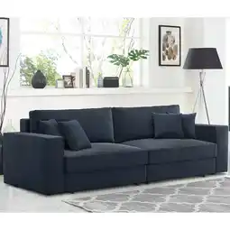 Costco Coddle Infinity Navy Velvet Convertible Sofa Bed offer