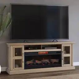 Costco Tresanti Nottingham Media Mantel with ClassicFlame CoolGlow 2-in-1 Electric Fireplace & Fan offer