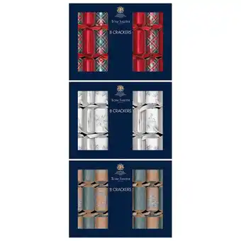 Costco Tom Smith 13.7 Inch (34.8cm) Christmas Crackers 8 Pack Assortment offer