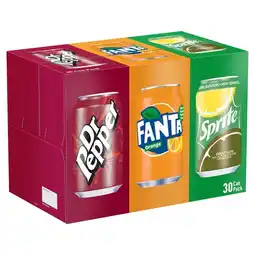 Costco Fanta, Dr Pepper, Sprite Variety Pack, 30 x 330ml offer