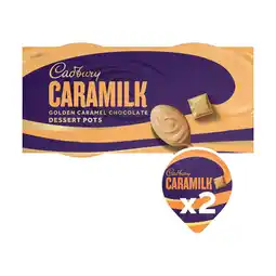 Iceland Cadbury Caramilk Golden Caramel Chocolate Dessert Pots 2 x 60g (120g) offer