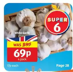 Aldi White Garlic offer