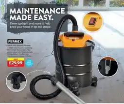 Aldi FERREX Ash & Dirt Vacuum Cleaner offer