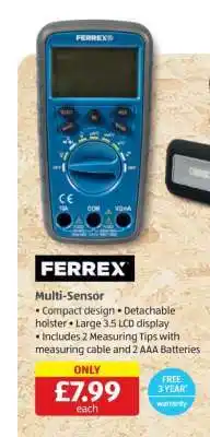 Aldi FERREX Multi-Sensor offer