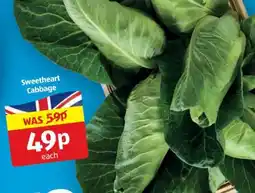 Aldi Sweetheart Cabbage offer