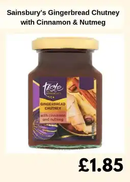 Sainsbury's Sainsbury's Gingerbread Chutney with Cinnamon & Nutmeg offer