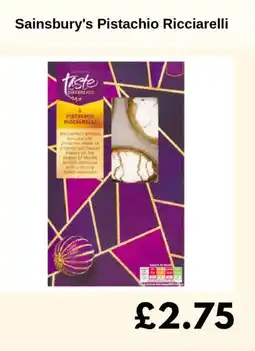 Sainsbury's Sainsbury's Pistachio Ricciarelli offer