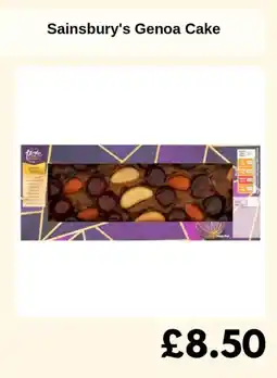 Sainsbury's Sainsbury's Genoa Cake offer