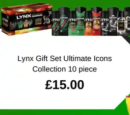 Asda Lynx Gift Set Ultimate Icons Collection offer