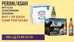 Bestway PERONI/ASAHI Bottles offer