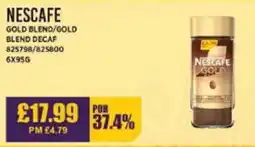 Bestway NESCAFE Gold blend/gold blend decaf offer