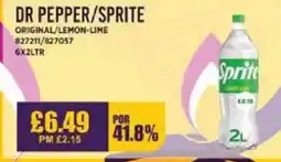 Bestway DR PEPPER/SPRITE Original/lemon-lime offer