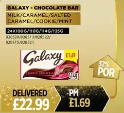 Bestway Galaxy - chocolate bar milk/caramel/salted caramel/cookie/mint offer