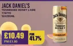 Bestway JACK DANIEL'S Tennessee honey l'ade offer
