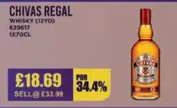 Bestway CHIVAS REGAL Whisky (12yo) offer