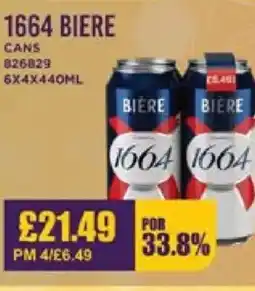 Bestway 1664 BIERE Cans offer