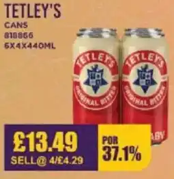 Bestway TETLEY'S Cans offer