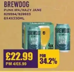 Bestway BREWDOG Punk ipa/hazy jane offer