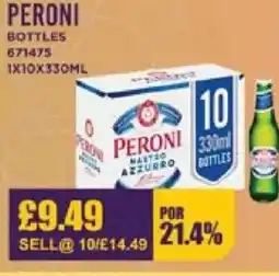 Bestway PERONI Bottles offer