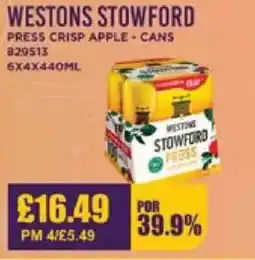 Bestway WESTONS STOWFORD Press crisp apple - cans offer