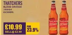 Bestway THATCHERS Blood orange offer