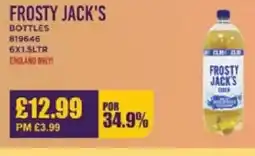 Bestway FROSTY JACK'S Bottles offer