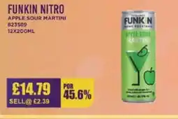 Bestway FUNKIN NITRO Apple sour martini offer