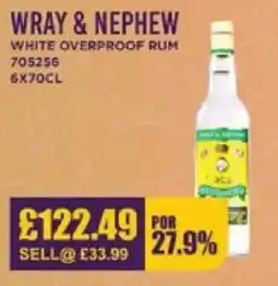 Bestway WRAY & NEPHEW White overproof rum offer