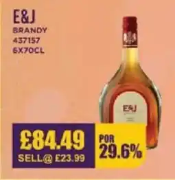 Bestway E&J Brandy offer