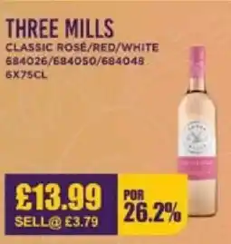 Bestway THREE MILLS Classic rose/red/white offer