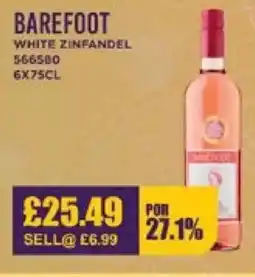 Bestway BAREFOOT White zinfandel offer